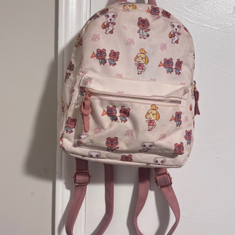 Pink Character Print Mini Backpack - Picture 2 of 2
